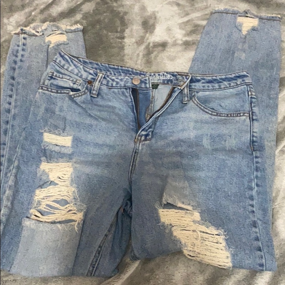 High rise mom jeans